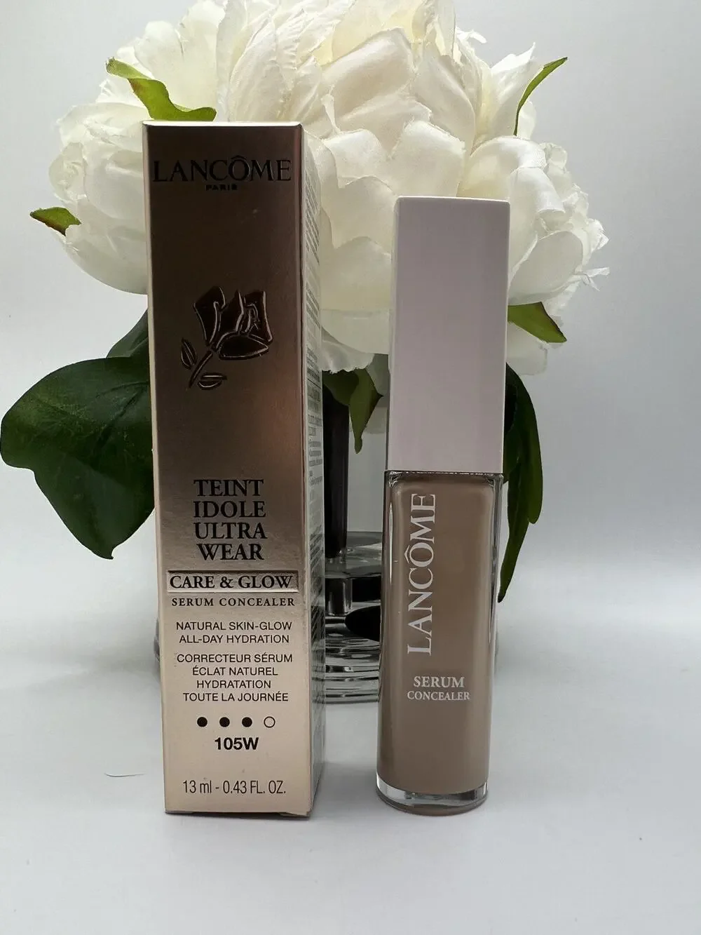 Lancome Teint Idole Ultra Wear Care & Glow Serum Concealer 105W 0.43 oz /13ml